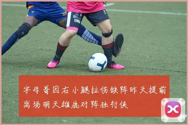 字母哥因右小腿拉伤缺阵昨天提前离场明天雄鹿对阵独行侠